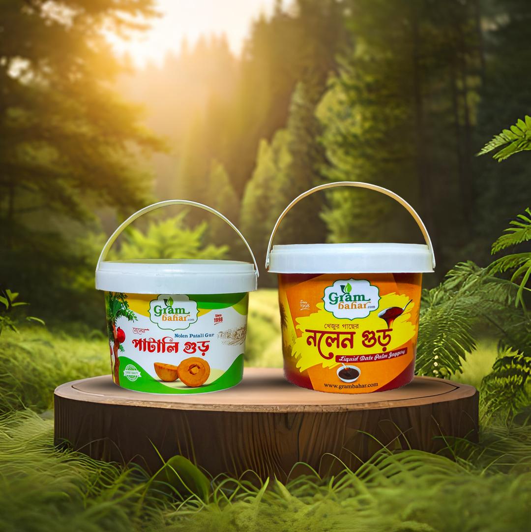 Patali Gur & Nolen Gur | 700gm + 750gm Patali Gur & Nolen Gur | 700gm + 750gm